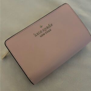 kate spade wallet chalk pink
